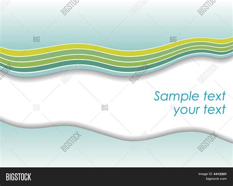 Blue Abstract Wave Vector & Photo (Free Trial) | Bigstock