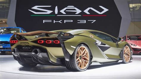 Lamborghinis Hybrid Hypercar Officially Named Sián Fkp 37 Autodevot