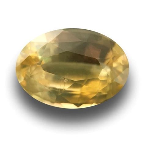 2 15 Carats Natural Unheated Light Yellow Sapphire Loose Gemstone New