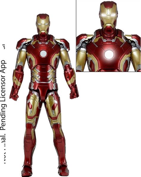 Neca Avengers 2 Age Of Ultron Iron Man Mark 43 14 Scale Figure