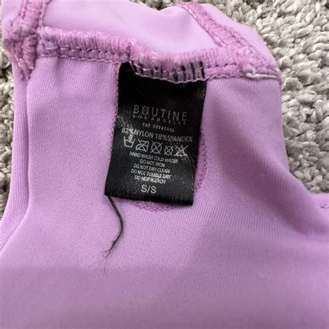 Boutine LA Purple Clasp Back Bikini Top Never Worn Depop