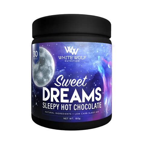 White Wolf Sweet Dreams Sleepy Hot Chocolate Bodytech Supplements