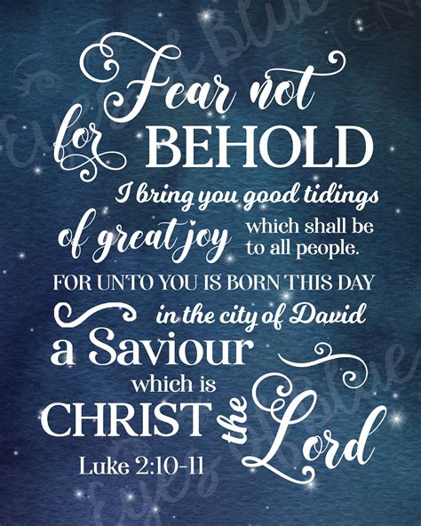 Behold Christmas Printable Christmas Scripture Printable Bible