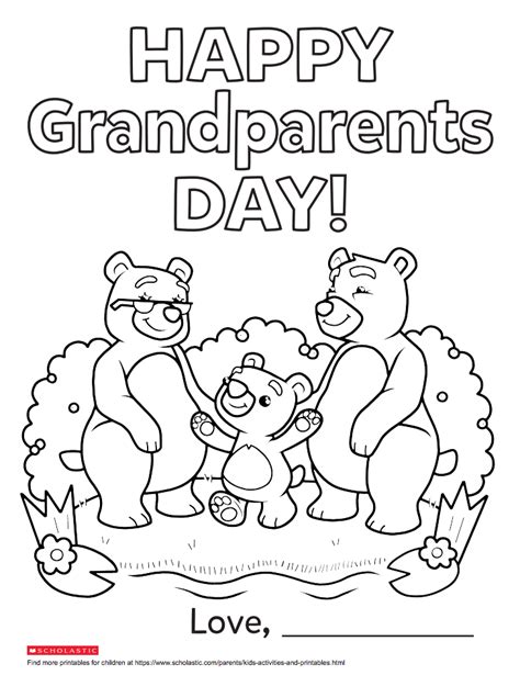 Grandparents Day Printable Card