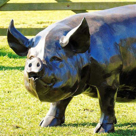 Standing Pig Statue Garden Wonders Uk