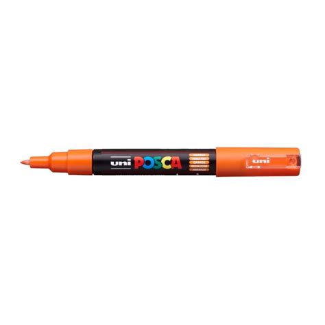 Køb Marker Uni Posca PC 1MC orange 1560484 hos Kontorlands Webshop