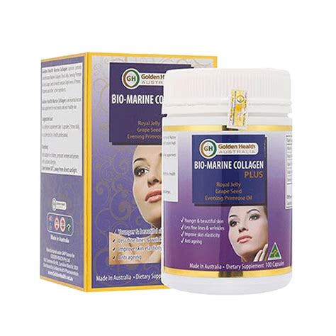 Viên Uống Bio Marine Collagen Plus Golden Health Của Úc