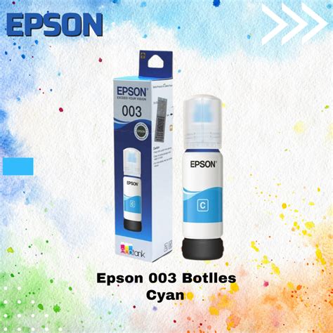 Jual Tinta Epson Cyan Biru Original L L L Shopee