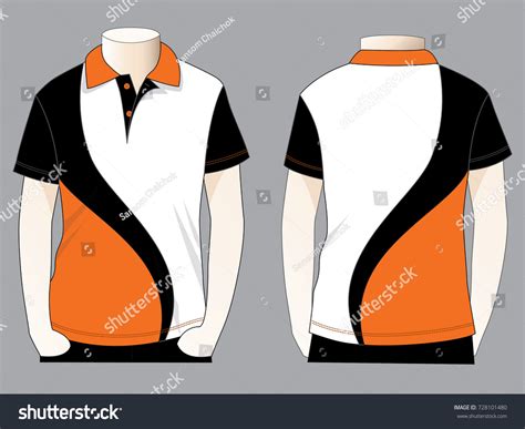 Polo Shirt Design Orange