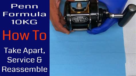 Penn Formula 10KG Fishing Reel How To Take Apart Service And