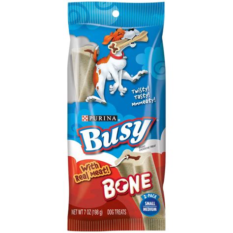 Purina Busy Bone Small/Medium Dog Treats With Real Meat 7oz - gtPlaza Inc.