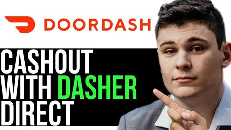 CASH OUT ON DOORDASH WITH DASHER DIRECT CARD 2024 FULL GUIDE YouTube