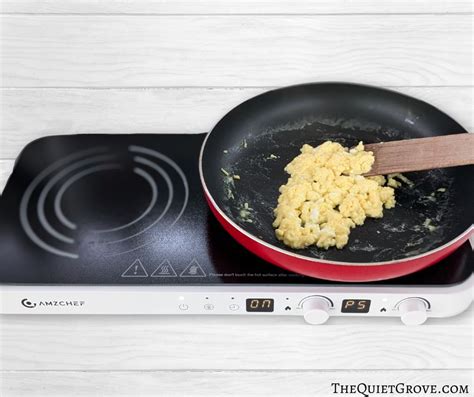 Review Amzchef Double Induction Cooktop With Removable Iron Cast