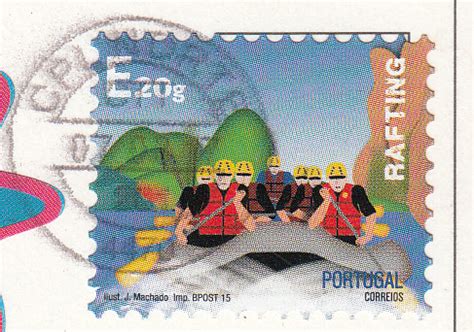 My postcard and stamp week Portugal Guimarães