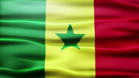 Lazo De Bandera De Senegal V Deo De Stock En Vecteezy