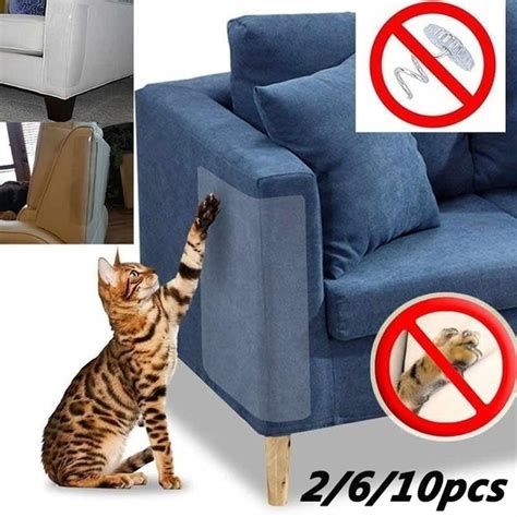 ODOMY Cat Anti-Scratching Protector Sofa Furniture Self-Adhesive Cat ...