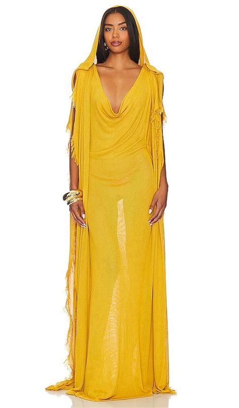 Bronx And Banco Kahlia Gown In Yellow Lyst