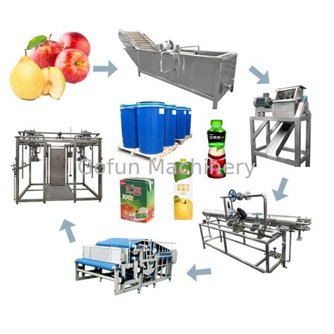 Stainless Steel Apple Juice Processing Line V V