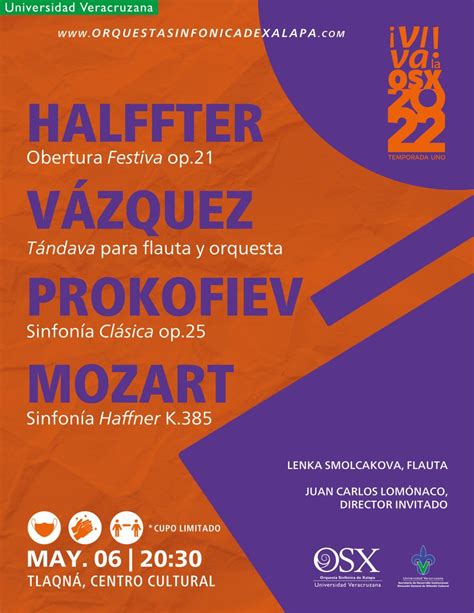 No te pierdas hoy el concierto de la Orquesta Sinfónica de Xalapa