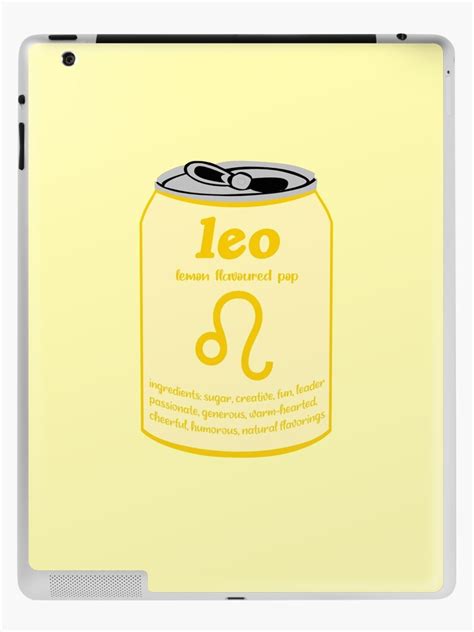 Leo Zodiac Sign Trendy Vsco Sticker Ipad Case And Skin For Sale By