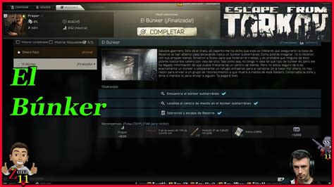 El Bunker Misi N De Prapor Escape From Tarkov Youtube