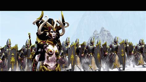 The Empire Vs Dark Elves Total War Warhammer Cinematic Battle