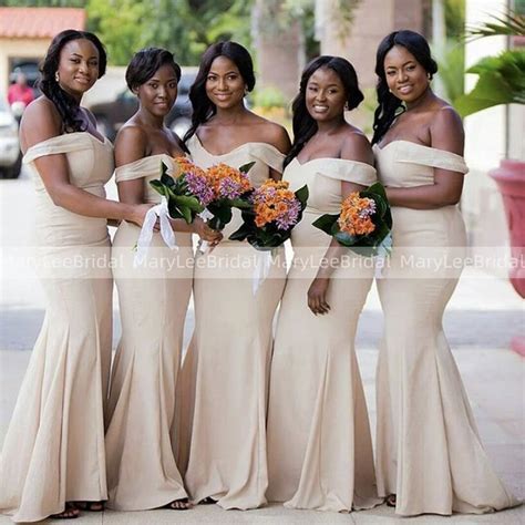 Champagne Color Bridesmaid Dresses