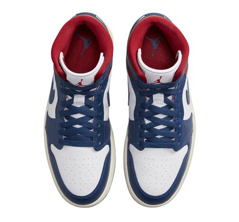 Air Jordan 1 Mid WMNS French Blue BQ6472 146 KicksOnFire