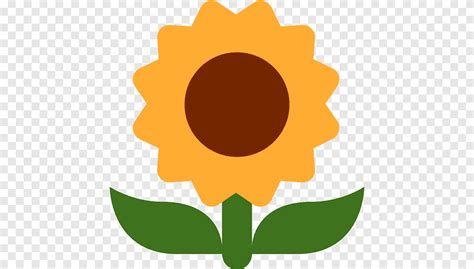 Emojipedia Text Messaging Symbol Sticker Emoji Sunflower Sticker Png