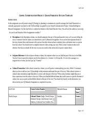 Gospel Communication Project Grand Narrative Outline Template Docx