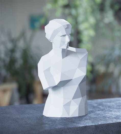 Papercraft 3d Venus De Milo Antic Sculpture Pepakura Statue From Ancient Greece Figure Low Poly