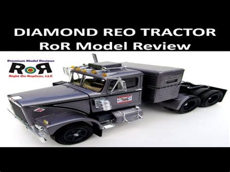 Diamond Reo Tractor Scale Amt Model Kit Build Review Youtube