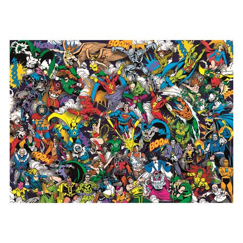 Dc Comics Impossible Jigsaw Puzzle Justice League Pieces