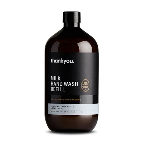 Botanical Lemon Myrtle And Goats Milk Body Wash 500ml Thankyou