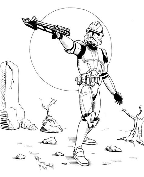 Stormtrooper Coloring Pages Coloring Home