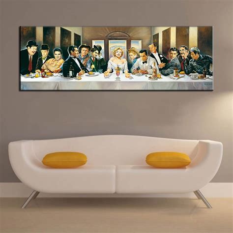 The Last Supper Version Celebrities Cinema Music - Etsy