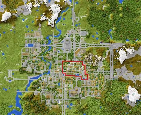 A Minecraft Npc Village Turned Into A City Survival Building Minecraft Minecraft Projects