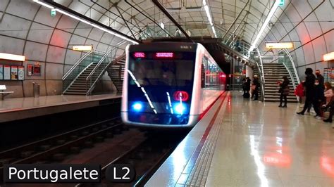 Portugalete L Metro De Bilbao Ut Youtube