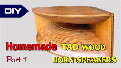 DIY Wood Horn Speakers Part 1 YouTube