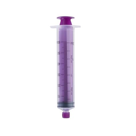 Enteral Feeding Syringe Flat Top With Enfit Tip 60 Ml Blowout Medical