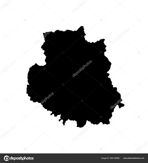 Vinnytsia Mapa Vector Silueta Ilustraci N Aislada Sobre Fondo Blanco