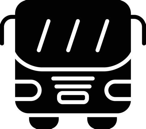 Bus Glyph Icon 11260909 Vector Art At Vecteezy