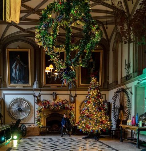 Belvoir Castle At Christmas Time