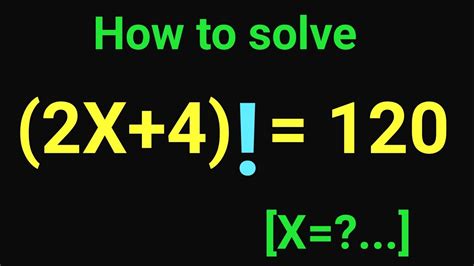 Norway Math Olympiad Question L A Nice Factorial Problem Youtube