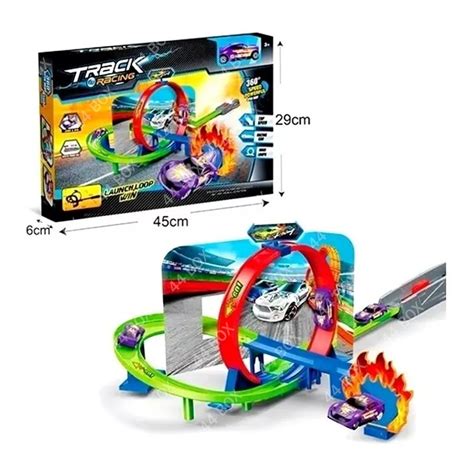 Pista Looping 360 Radical Lançador Tipo Hotwheels Carrinho Shopee Brasil