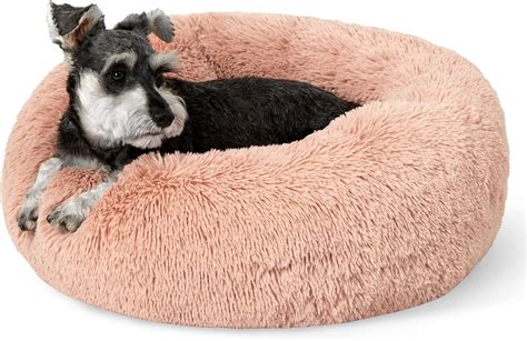 Bedsure Calming Dog Bed For Small Dogs Donut Washable