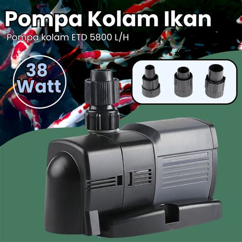 Jual Pompa Sirkulasi Air Kolam Pompa Kolam Ikan Koi 5800 Lh Pompa Air