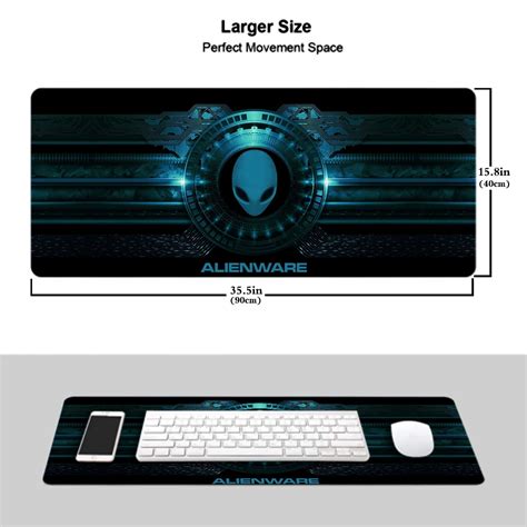 Dell Alienware LOGO Mouse Pad Gamer PC Completo Computer Large 900x400