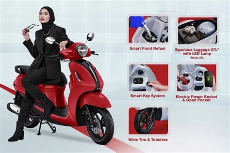 Kelebihan Yamaha Grand Filano Hybrid Connected Ruang Kargo Lebih Luas