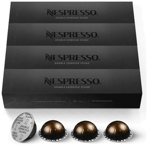 Nespresso Vertuo Double Espresso Scuro 40 Capsules 4x Sleeves Of 10